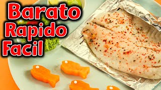 PESCADO EMPAPELADO ✅ | Receta LIGHT 🔥 | 1 Forma de Preparar Filete de Pescado (Barata y FACIL 😍)