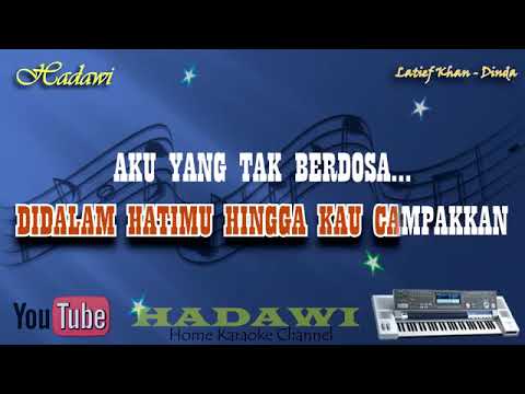 Karaoke Dangdut Dinda - Latief Khan (Karaoke Lagu Dangdut Terbaru)