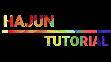 How to make kinemaster text editing color effect !  | Hajun Tutorial