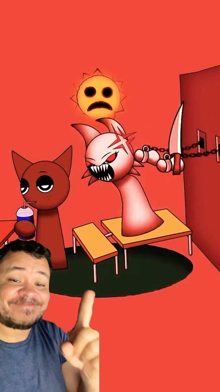 ELE FICOU MUITO BRAVO #mayumigames #sprunki #shortsvideo #youtubeshorts