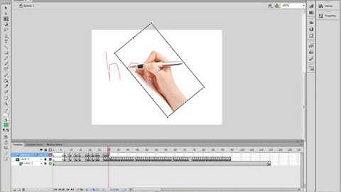 How To Create A Handwriting Effect  ___Adobe Flash Tutorialcs6
