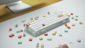Mojo68: See-through, Custom&Programmable Mechanical Keyboard