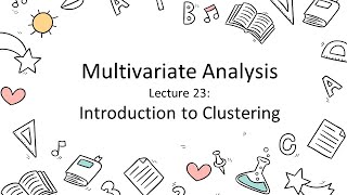Introduction to clustering