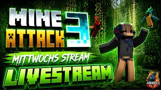 🔴 LIVE MineAttack 3 | Wir bauen an meiner Dschungel-Base weiter🌴 [Stream Tag: 8]🐖