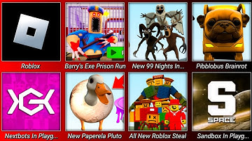 Roblox New Update Barry Exe Prison Run,Nextbots In Playground Mod! New Update Pibblobus Brainrot...