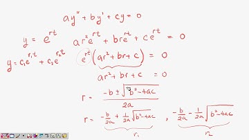 2555 Math 3 lecture 9 Ch 3 1 Second order Linear homogeneous equations
