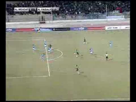 صاروخ حسن عبد الفتاح بالعارضة الوحدات 0 1 الفيصلي بتعليق أحمد الطيب