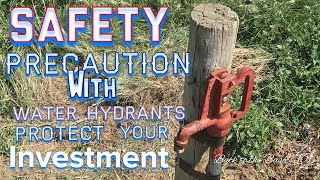 Protect your water hydrant.