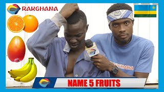 NAME 5 FRUITS | Street Quiz 🇷🇼 | Funny African Videos | Funny Videos | Try Not To Laugh |