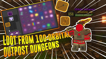 I DiD 100 ORBITAL OUTPOST DUNGEONS WHAT DID I GET?[ORBITAL OUTPOST DUNGEONS] |⚔️ROBLOX DUNGEON QUEST