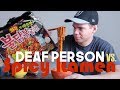 DEAF GUY TAKES ON THE SPICY RAMEN CHALLENGE!