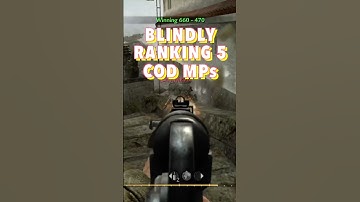 Blindly Ranking 5 COD Multiplayers 3 #shorts