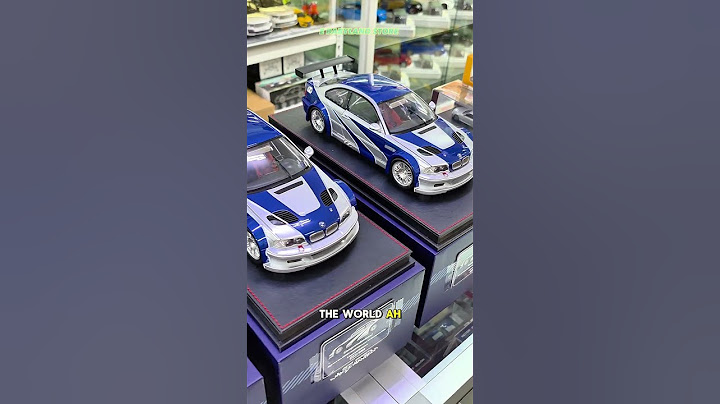 New Arrival 🤩 1/18 BMW Most Wanted E46 M3 GTR (Limited Edition 999pcs Worldwide) #bmw #m3 #e46