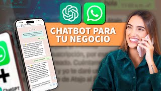 Usa ChatGPT en WHATSAPP para VENDER MÁS o Atender a tus clientes  | CREA un CHATBOT