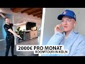 Justin reagiert auf seine neue 2000€ Mietwohnung in Köln.. | Reaktion