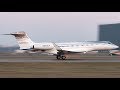 Gulfstream's G650ER (GLF6) landing & departing Montreal (YUL/CYUL)