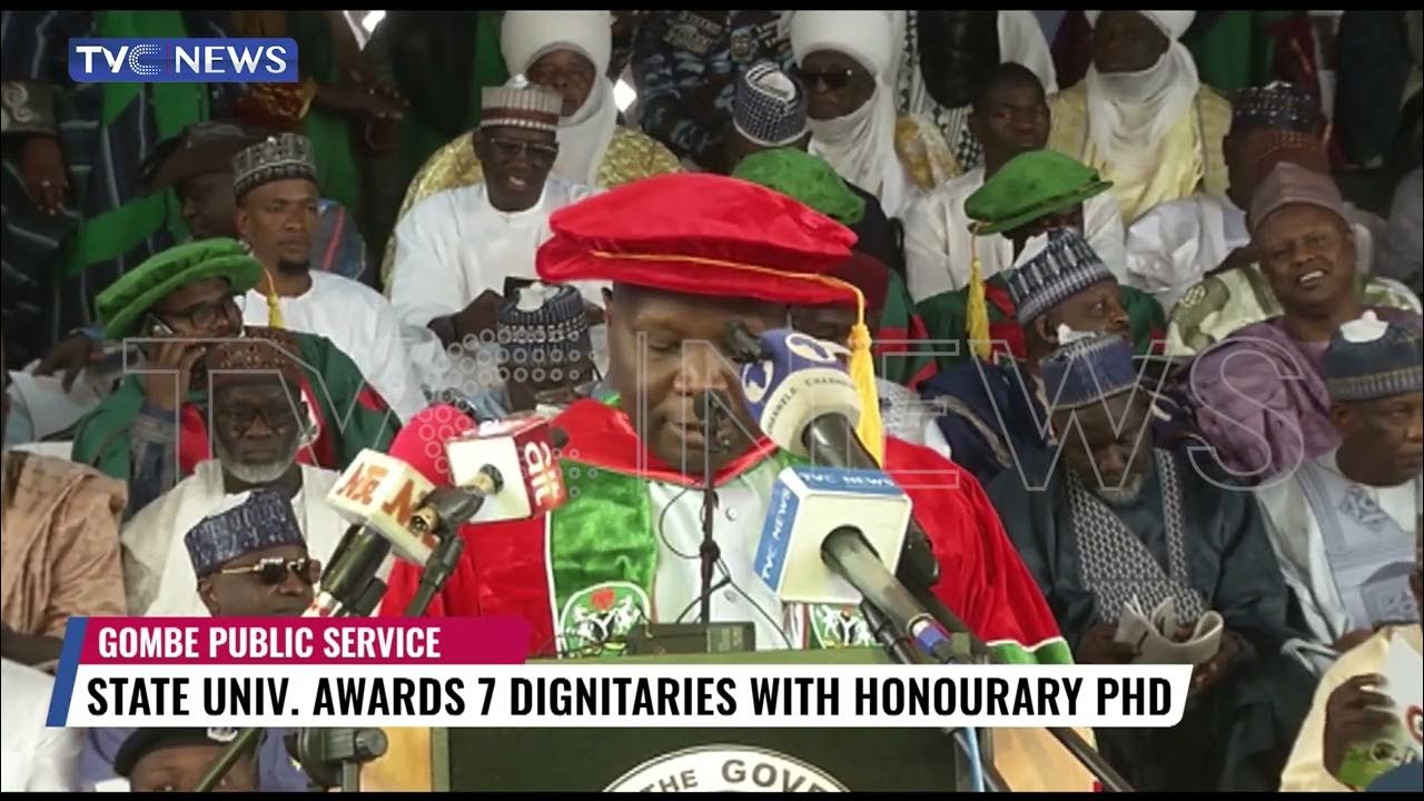 Gombe State University Awards Seven Dignitaries with Honorary PhDs