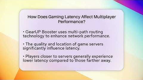 How Does Gaming Latency Affect Multiplayer Performance? | Ultimate PC Gaming Guide