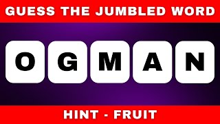 Guess The Jumbled Words || Scrambled Word Game || Jumbled Words Quiz 2024 screenshot 2
