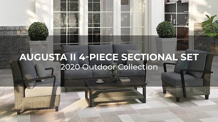 OVE AUGUSTA II 4-Piece Sectional Set: Promotional Video