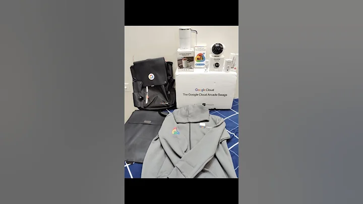 Google Cloud Arcade 2024 Champion Milestone Swags Kit Unboxing