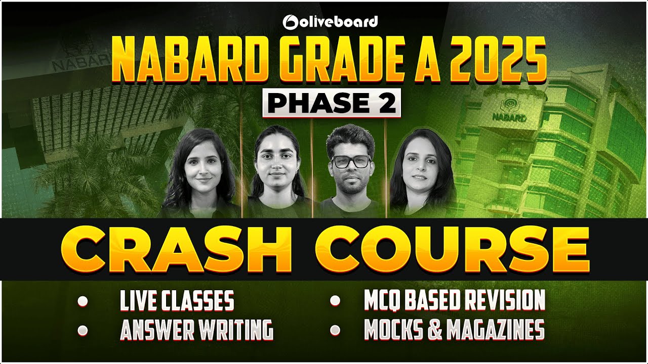 NABARD Grade A 2025 Phase 2 Crash Course Launched! Live Coaching for ...