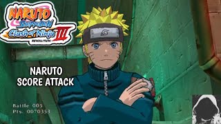 Naruto Uzumaki | Score Attack Mode | Naruto Shippuden : Clash Of Ninja Revolution #1 (Wii) screenshot 5