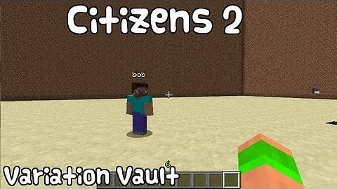 Minecraft Bukkit Plugin - Citizens 2 - Walking, Talking, NPCs