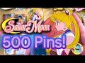 I bought over 500 sailor moon pins pt 5  my huge enamel pin haul  artist alley