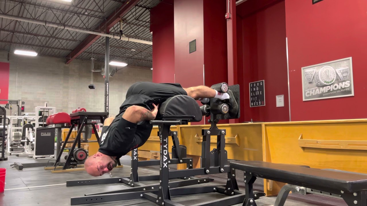 CrossFit  The GHD Back Extension