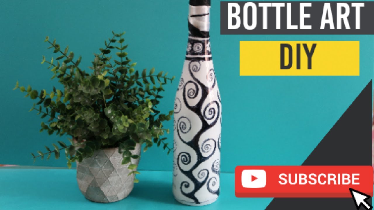 Bottle Drawing in 10 minutes/ Easy nd Simple Bottle Art /Art for ...