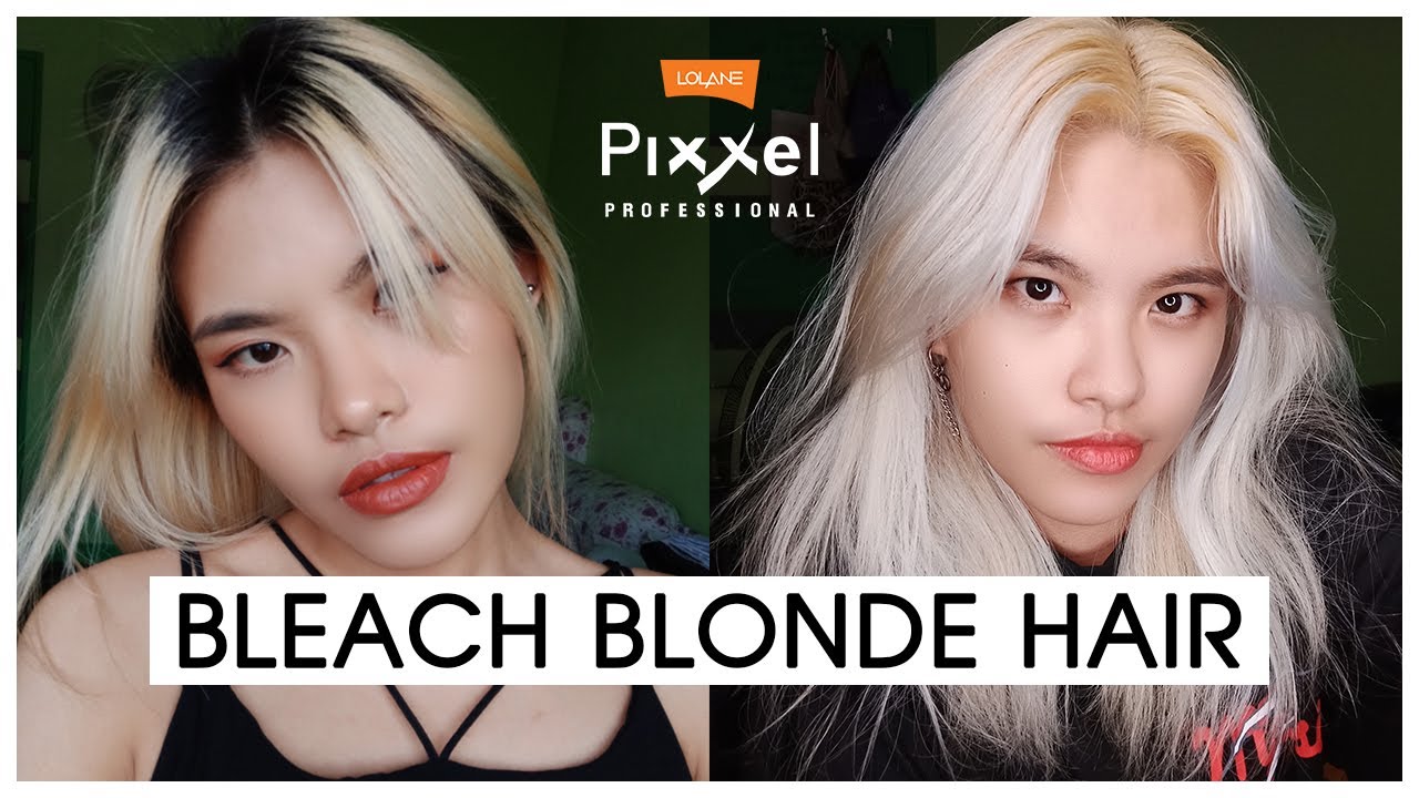 ผม สี สว่าง  Update New  ฟอกผมบลอนด์ เก็บโคนดำด้วย Lolane Pixxel | CECAKE