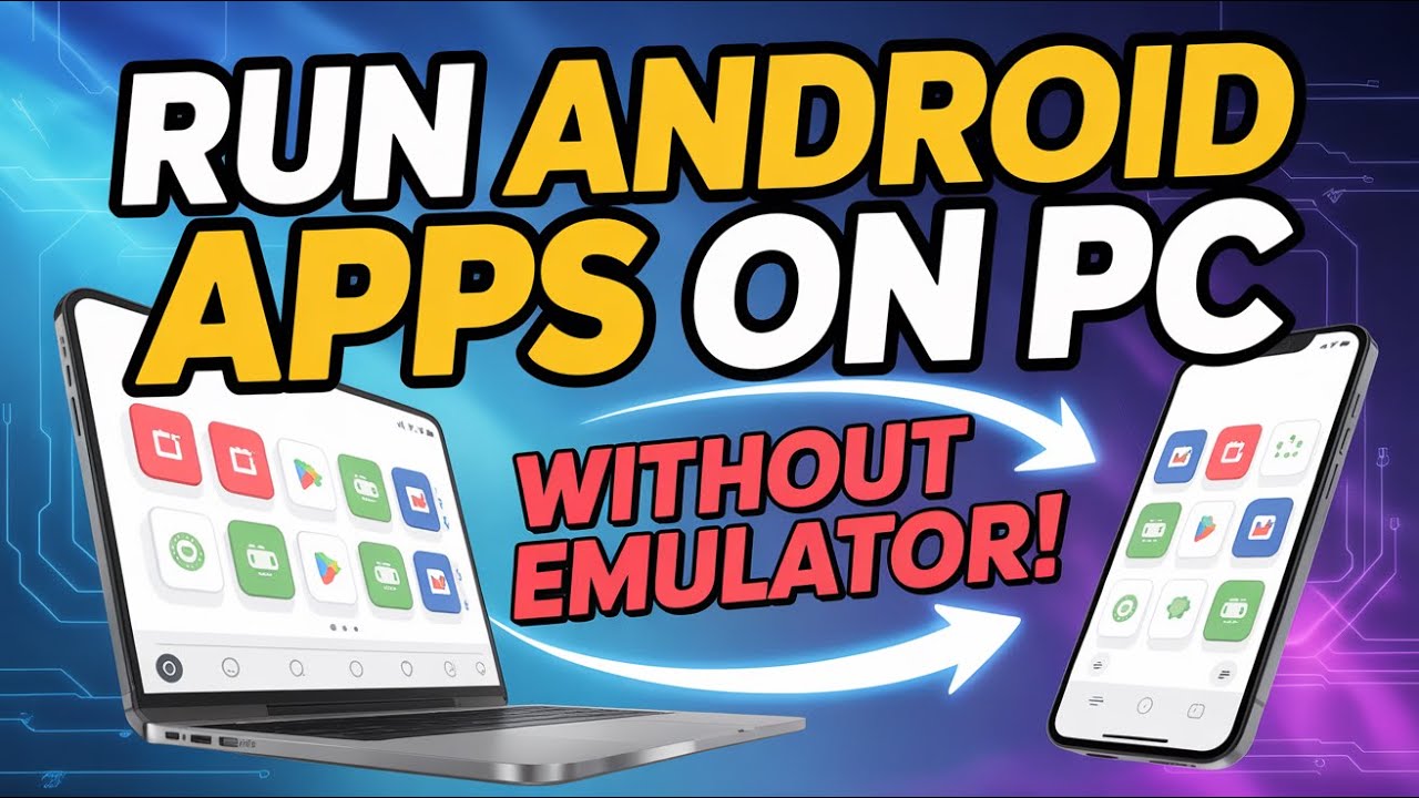 How to RUN Android Apps on PC Without Any Emulator - YouTube