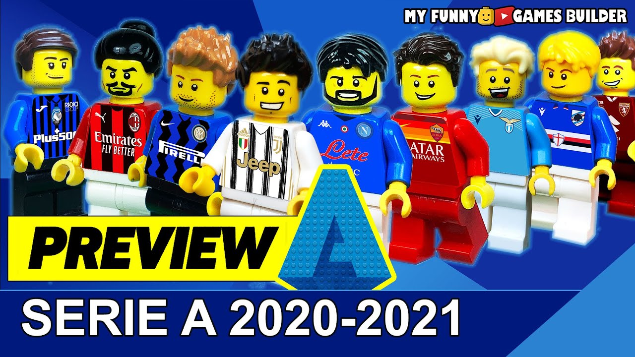 Serie A 2020-21 preview in Lego Football • Anteprima Italia Serie A TIM  2020/21 in Lego Calcio 