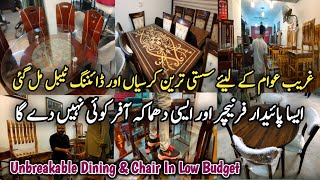 Best Unbreakable Wooden Dining Table & Chair Set Design |Modern Dining Table Set|Top Low Cost Dining
