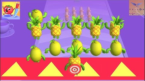 Fruit Rush! 🍌🍍 Max Level Gameplay (Android & IOS) Walkthrough All Levels/Level 5-6 +Bonus