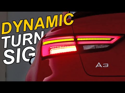 European Dynamic Tail Lights for Audi A3, S3 and RS3 models