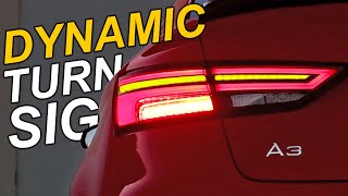 European Dynamic Tail Lights for Audi A3, S3 and RS3 models