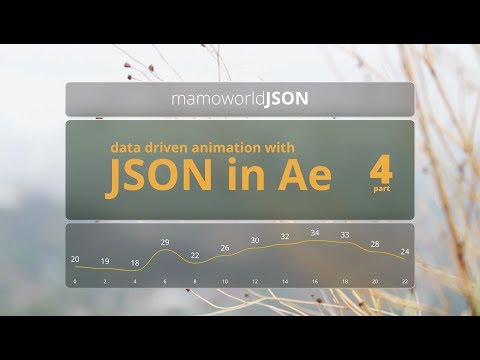 Data Driven Animation in After Effects with mamoworldJSON   Part 4