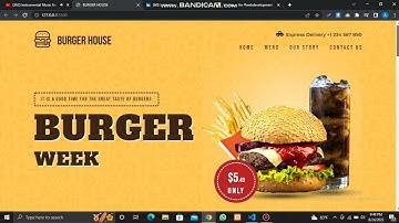 burger house | PSD to HTML Project | Asmanul Khalek Saima | 2023
