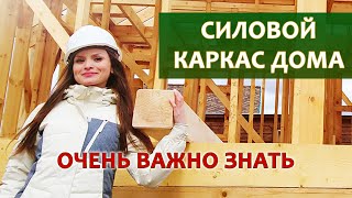 СИЛОВОЙ КАРКАС ДОМА правильный каркас для каркасного дома строительство каркасного дома под ключ