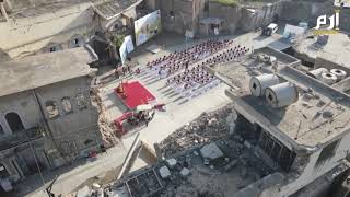 الدمار يستقبل بابا الفاتيكان في الموصل إرم_نيوز