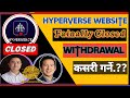  hyperverse website fainally closedhow to open hyperverse websitehyperverse wit.rawal update