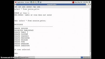 오라클 사용자 관리