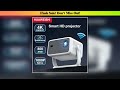 Get HUAWEISHI 4K 800ANSI P4 Native Portable Projector 1080P Auto Focus Keystone Correction BT5.2 An