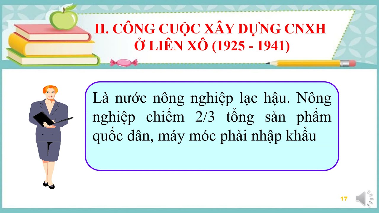 Tuần 12 Lịch sử 8 Bài 16 Liên Xô xây dựng Chủ nghĩa xã... - youtube