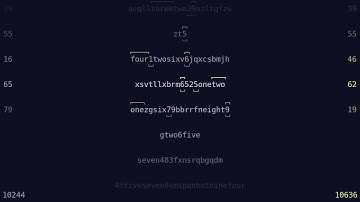 Advent of Code 2023 - Day 1 - Trebuchet?! - Visualization