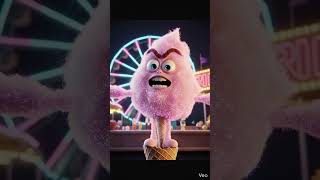 “Sugar Rush With Anger Issues 🍭💥 | Cotton Candy’s Unstable Rant”#CottonCandy #FunnyAnimation #Shorts