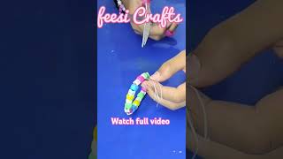 HOW TO MAKE BEADED BRACELETS #beadedjewelry #diy #shortsfeed #viral #trendingshorts #feesicrafts