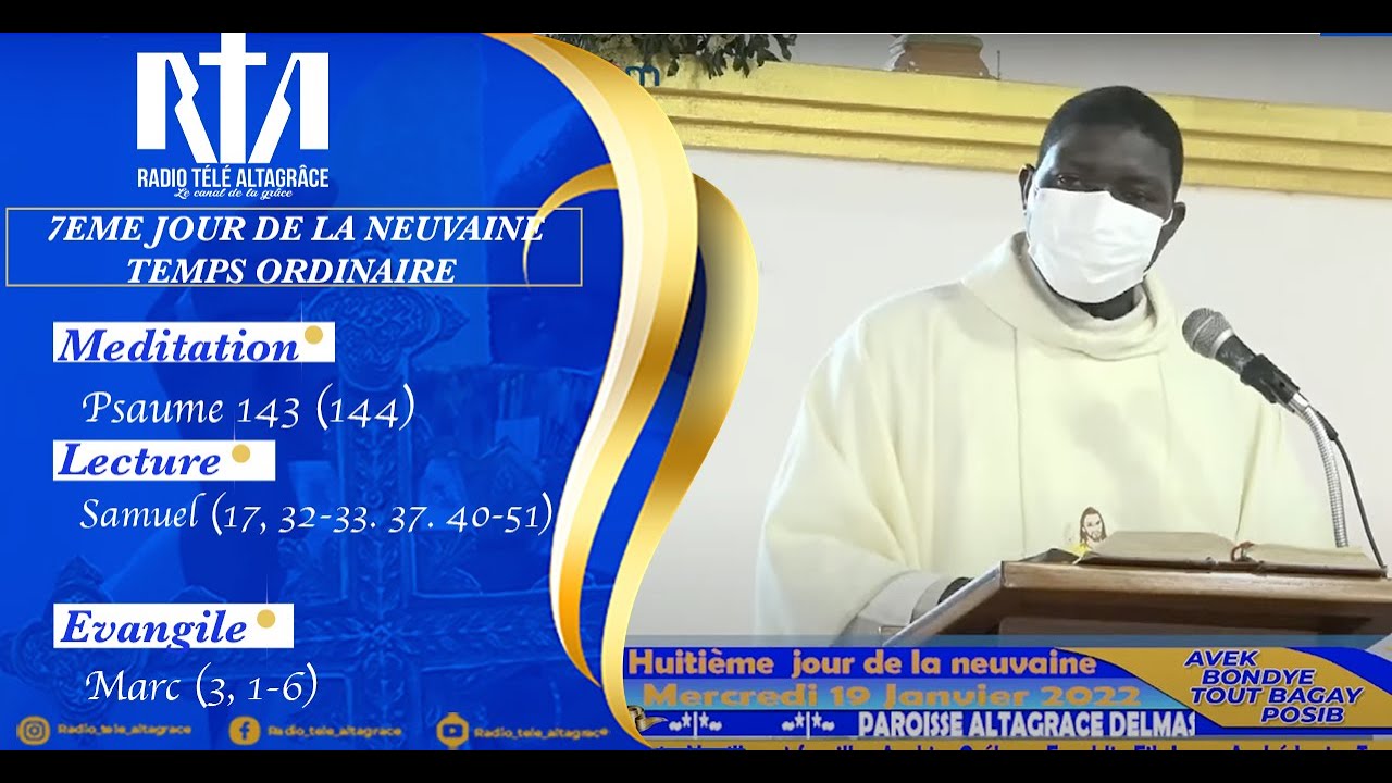 8ème Jour de la Neuvaine à Notre Dame d'Altagrace (Messe de 8hAM